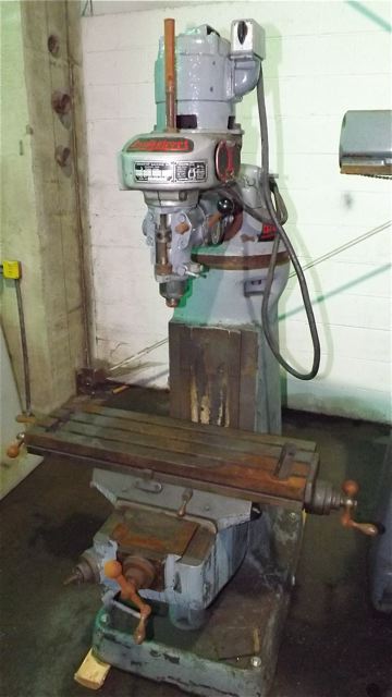 X=14" - Y=10" - Z=16" BRIDGEPORT ... VERTICAL MILL (8 Speed)